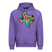 Tulip Western Sunflower, Rose, Gemstsone, Turquoise Bull Skull Urban Hoodie - Bettercallsaul