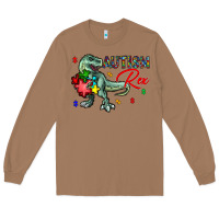 Toasted Coconut autism rex Long Sleeve Tee - CowhideDigitalArt
