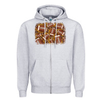 Heather Grey american football background Zipper Hoodie - JahusDesignShop