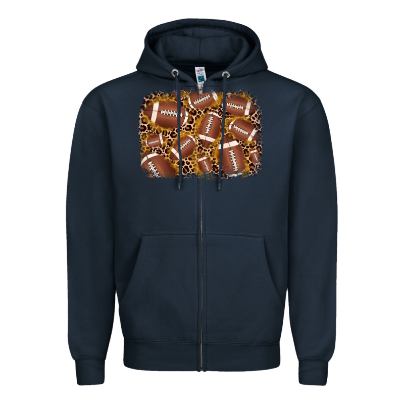 American Football Background Zipper Hoodie by JahusDesignShop | Teevron