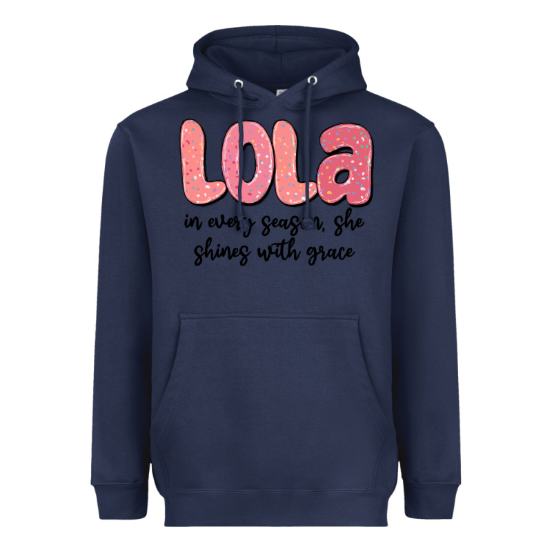 Lola In Every Season, She Shines With Grace Heavyweight Hoodie by MaliasSmallBusiness | Teevron