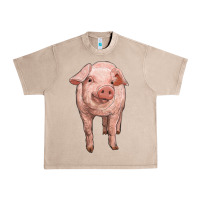 French Oak pig Urban Heavy Tee - RanaPortraitStore