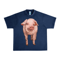 Navy pig Urban Heavy Tee - RanaPortraitStore