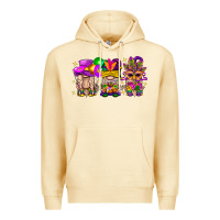 Pina Colada Mardi Gras Gnomies Cakes Flowers And Balloon Premium Hoodie - BundleAndBundleShop
