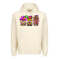 Sandshell Mardi Gras Gnomies Cakes Flowers And Balloon Premium Hoodie - BundleAndBundleShop