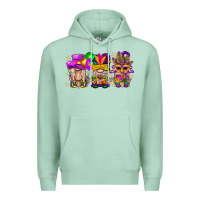 Seafoam Mardi Gras Gnomies Cakes Flowers And Balloon Premium Hoodie - BundleAndBundleShop