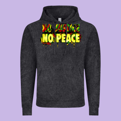 No Justice No Peace Vintage Hoodie Designed By Zillion Design Studio