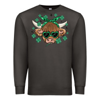 Smoke st patrick's day cow Premium Sweatshirt - MaliasSmallBusiness