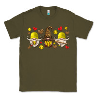 Army Green softball gnome Classic Tee - HRA Design Shop