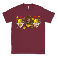 Burgundy softball gnome Classic Tee - HRA Design Shop