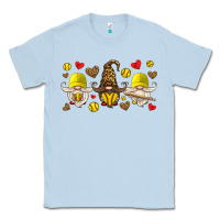 Dusty Blue softball gnome Classic Tee - HRA Design Shop
