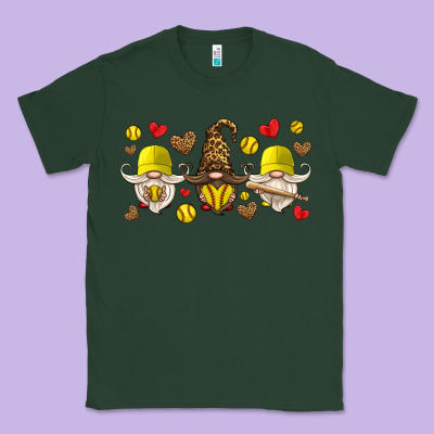 Softball Gnome Classic Tee Designed By Hra Design Shop
