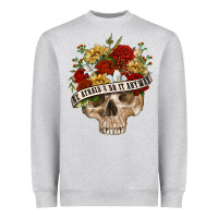 Heather Grey Be Afraid&Do It Anyway Heavyweight Sweatshirt - RanaPortraitStore