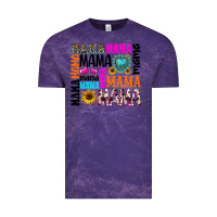 Cloud Purple mama gemstone sunflower Vintage Tee - texasbilliewilder
