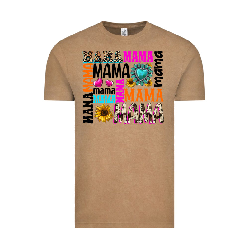 Mama Gemstone Sunflower Vintage Tee by texasbilliewilder | Teevron