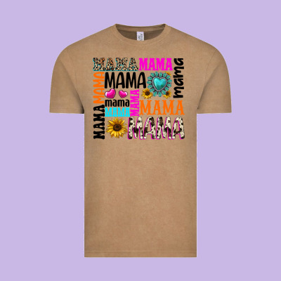Mama Gemstone Sunflower Vintage Tee Designed By Texasbilliewilder