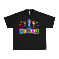 Black we are all human Urban Heavy Tee - Zillion Design Studio