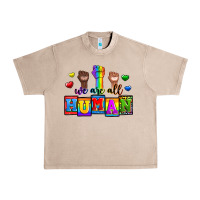 French Oak we are all human Urban Heavy Tee - Zillion Design Studio