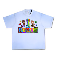 Grape Ice we are all human Urban Heavy Tee - Zillion Design Studio