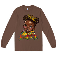 Chestnut juneteenth black girl Long Sleeve Tee - HRA Design Shop