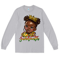 Moon Dust juneteenth black girl Long Sleeve Tee - HRA Design Shop