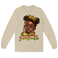 Mushroom juneteenth black girl Long Sleeve Tee - HRA Design Shop