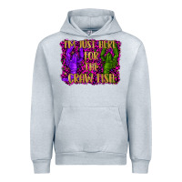 Heather Grey mardi gras i'm just here for the craw fish with lobster Urban Hoodie - RanaPortraitStore