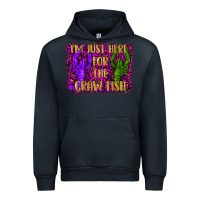 Navy mardi gras i'm just here for the craw fish with lobster Urban Hoodie - RanaPortraitStore
