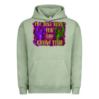 Pigment Oil Green mardi gras i'm just here for the craw fish with lobster Urban Hoodie - RanaPortraitStore