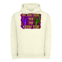 Pigment Pistachio mardi gras i'm just here for the craw fish with lobster Urban Hoodie - RanaPortraitStore