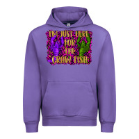 Tulip mardi gras i'm just here for the craw fish with lobster Urban Hoodie - RanaPortraitStore