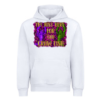 White mardi gras i'm just here for the craw fish with lobster Urban Hoodie - RanaPortraitStore
