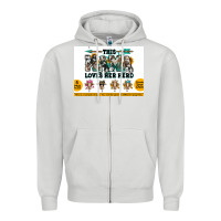 Dove Grey This mama  loves her herd goats Zipper Hoodie - Jasminsmagicworld