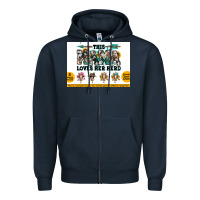 Navy This mama  loves her herd goats Zipper Hoodie - Jasminsmagicworld