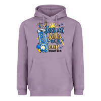 Lavender down syndrome jesus fills my cup Heavyweight Hoodie - MaliasSmallBusiness