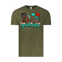 Vintage Olive 2023 graduate Vintage Tee - Zillion Design Studio