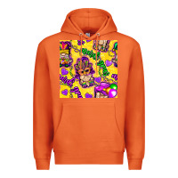 Carrot Mardi gras gnomies seamless pattern Premium Hoodie - BundleAndBundleShop