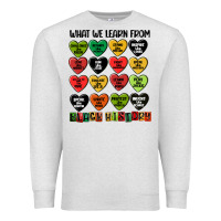 Oatmeal Heather what we learn from black history Premium Sweatshirt - MaliasSmallBusiness
