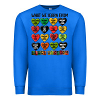 True Royal what we learn from black history Premium Sweatshirt - MaliasSmallBusiness