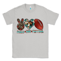 Moon Dust peace love football Classic Tee - CowhideDigitalArt