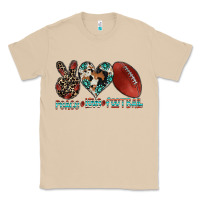 Mushroom peace love football Classic Tee - CowhideDigitalArt