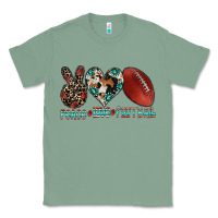 Sage peace love football Classic Tee - CowhideDigitalArt