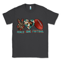 Smoke peace love football Classic Tee - CowhideDigitalArt