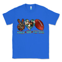 True Royal peace love football Classic Tee - CowhideDigitalArt