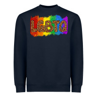 Navy lgbtq Heavyweight Sweatshirt - texasbilliewilder