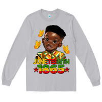 Moon Dust juneteenth 1865 black boy Long Sleeve Tee - HRA Design Shop