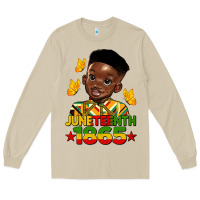 Mushroom juneteenth 1865 black boy Long Sleeve Tee - HRA Design Shop