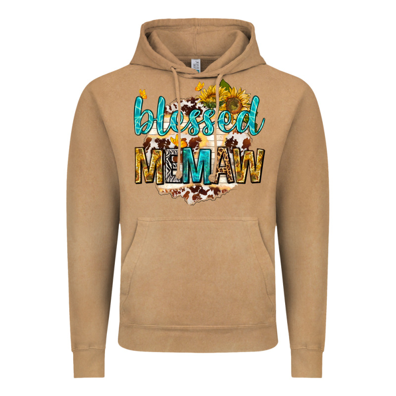Blessed Memaw With Sunflowers Vintage Hoodie by texasbilliewilder | Teevron