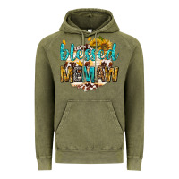 Vintage Olive blessed memaw with sunflowers Vintage Hoodie - texasbilliewilder