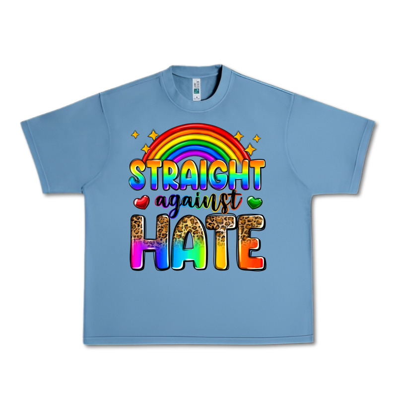 Straight Against Hate Urban Heavy Tee by Zillion Design Studio | Teevron